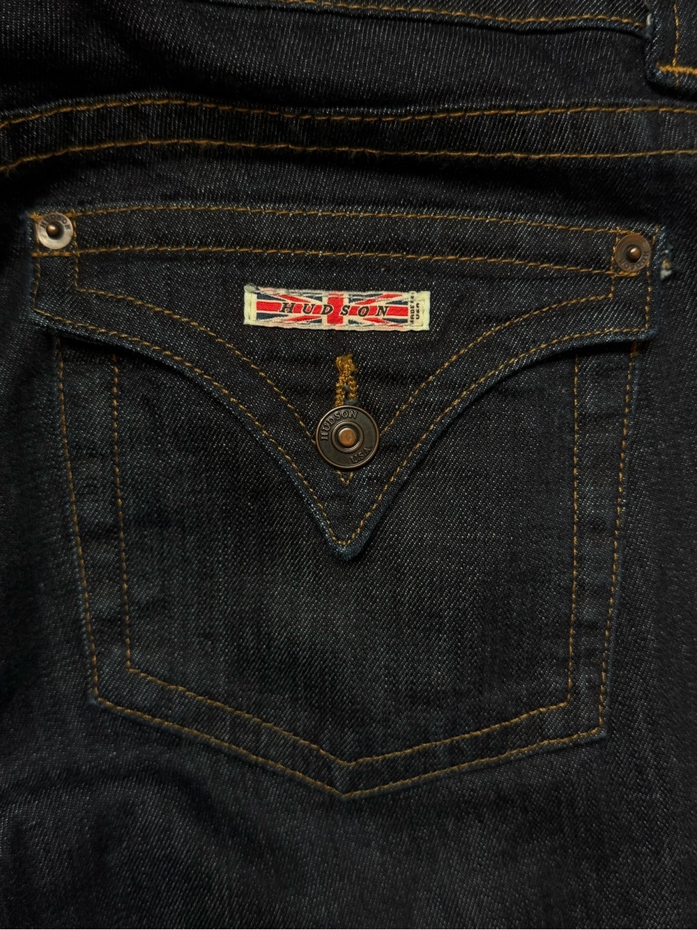Hudson Jeans Signature Petite Bootcut Dark Indigo Denim Size 29 - Picture 13 of 15